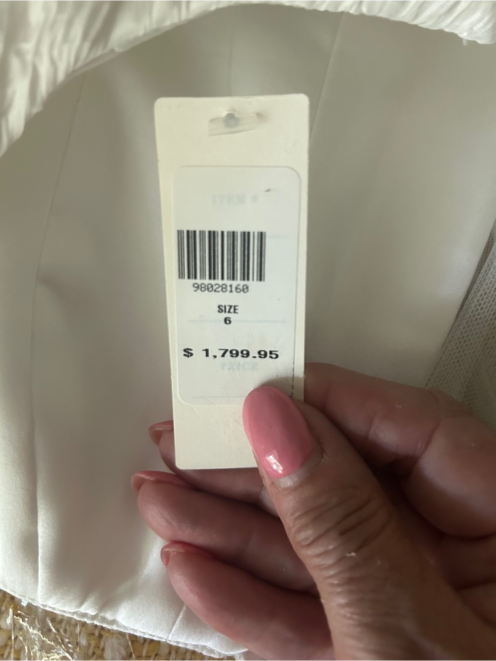 Jenny Yoo Aria Crinkled Wedding Dress NWT - Picture 9 of 10